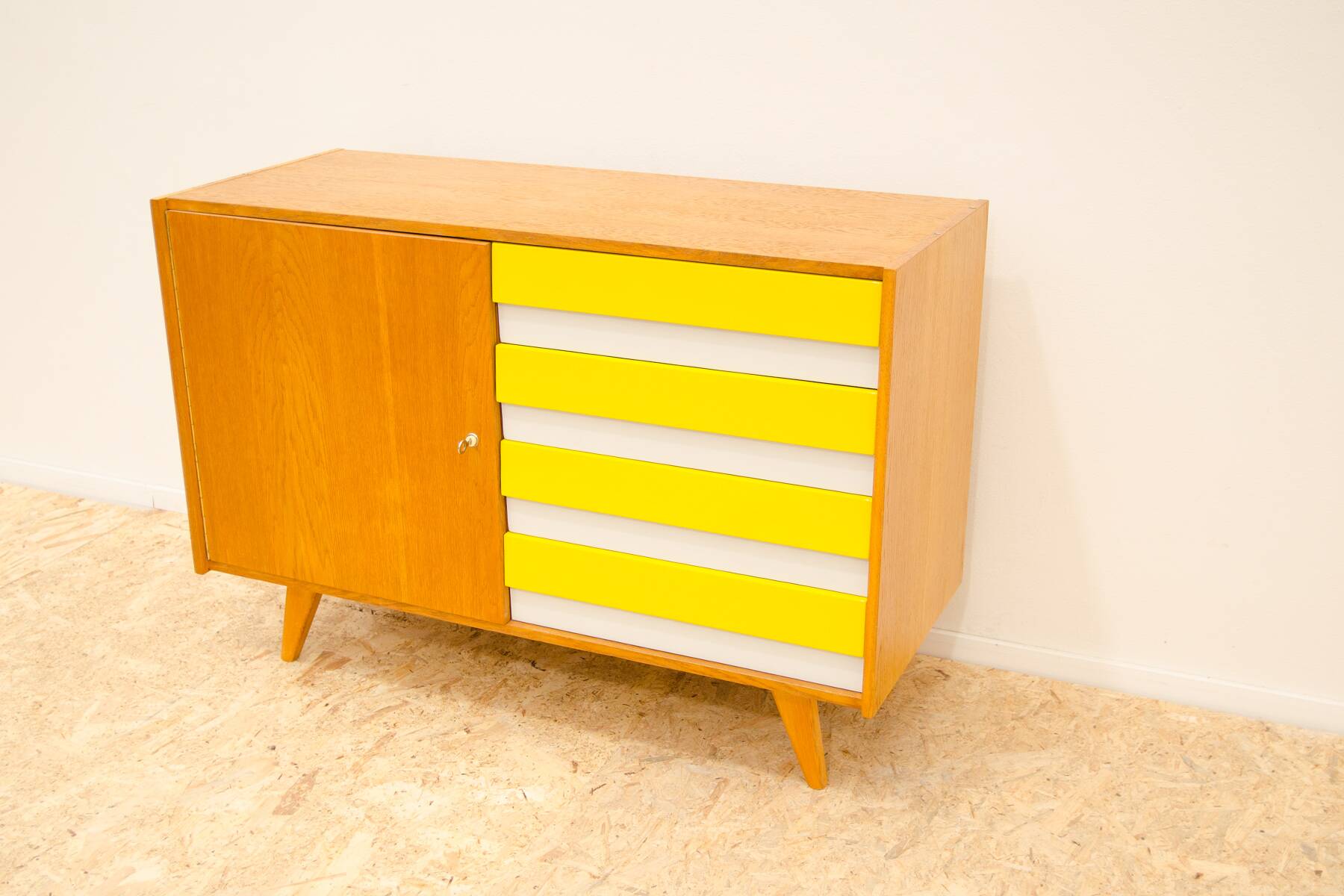 Mid century chest of drawers U-458 by Jiri Jiroutek, Czechoslovakia, 1960´s