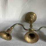 Antique brass chandelier