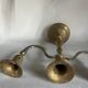 Antique brass chandelier