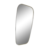 Miroir asymétrique forme libre vintage 68x32cm