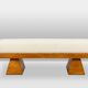 Ash bench. Handmade work from the 20th century.