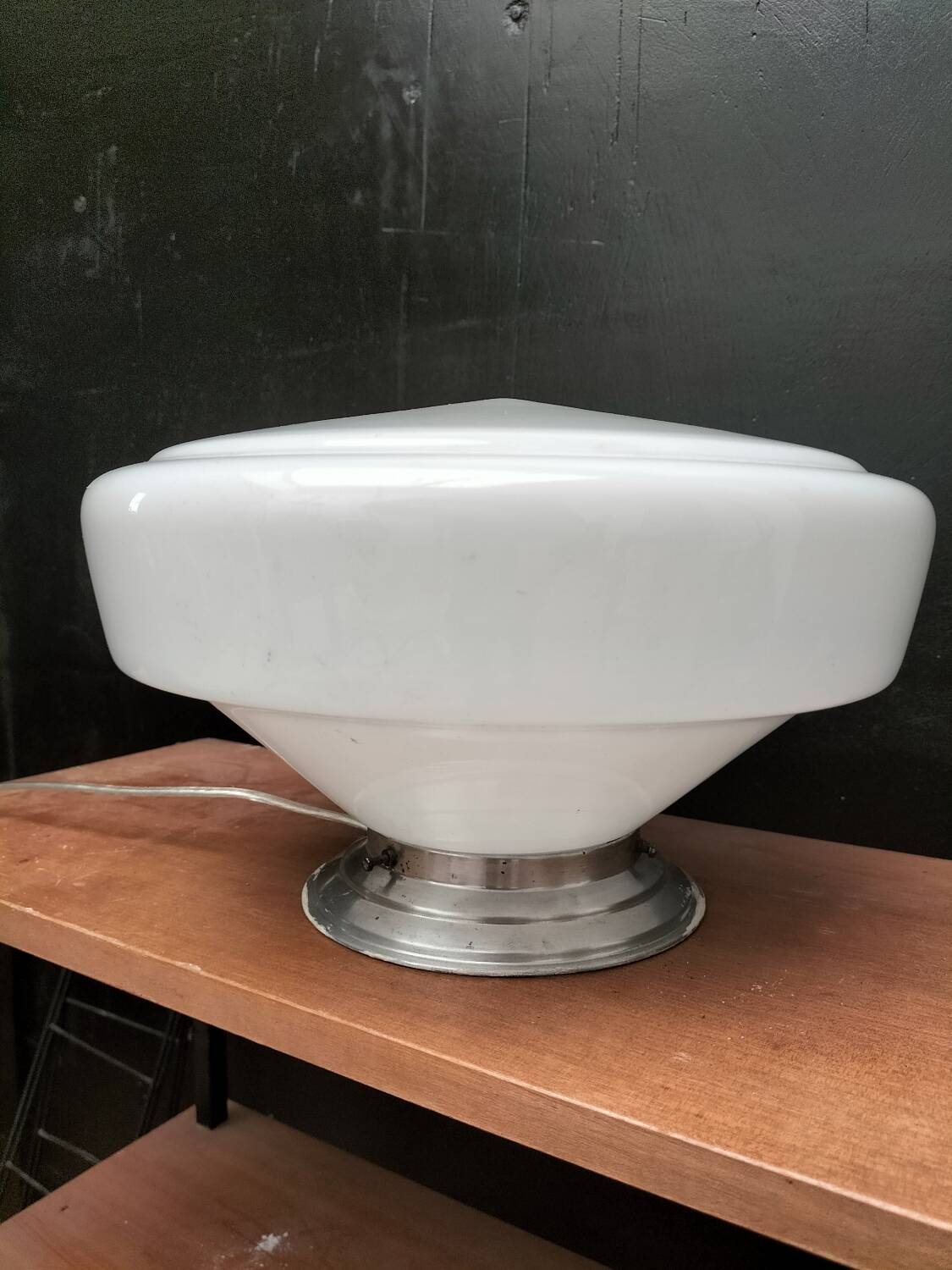 Lampe opaline art déco