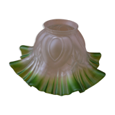 Green glass tulip