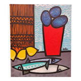 Painting on linen canvas