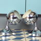 Pair of Lambert Rohrer eye-ball wall lamps