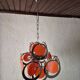 Vintage orange and chrome suspension