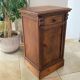 19th century solid wood bedside table