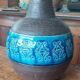 Aldo Londi for Bitossi. Rimini-Blue glazed ceramic vase, vintage design