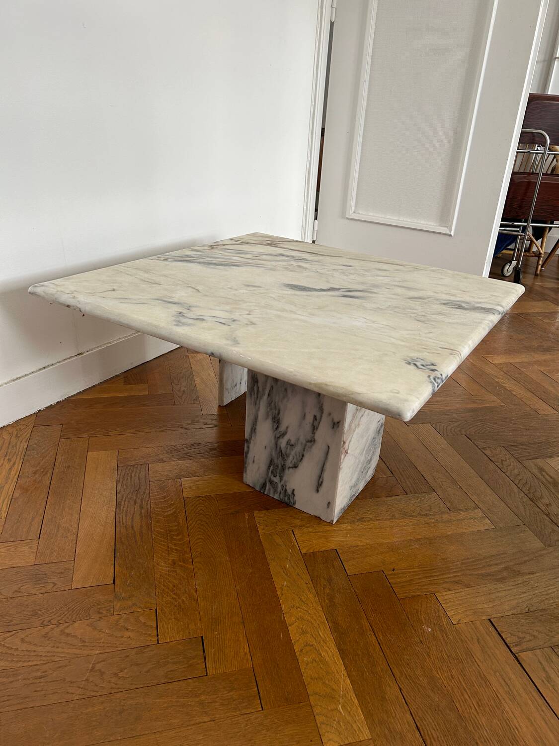 Marble coffee table