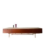Teak and metal sideboard
