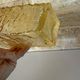 Vintage Peill & Putzler vase – textured amber glass – Germany years