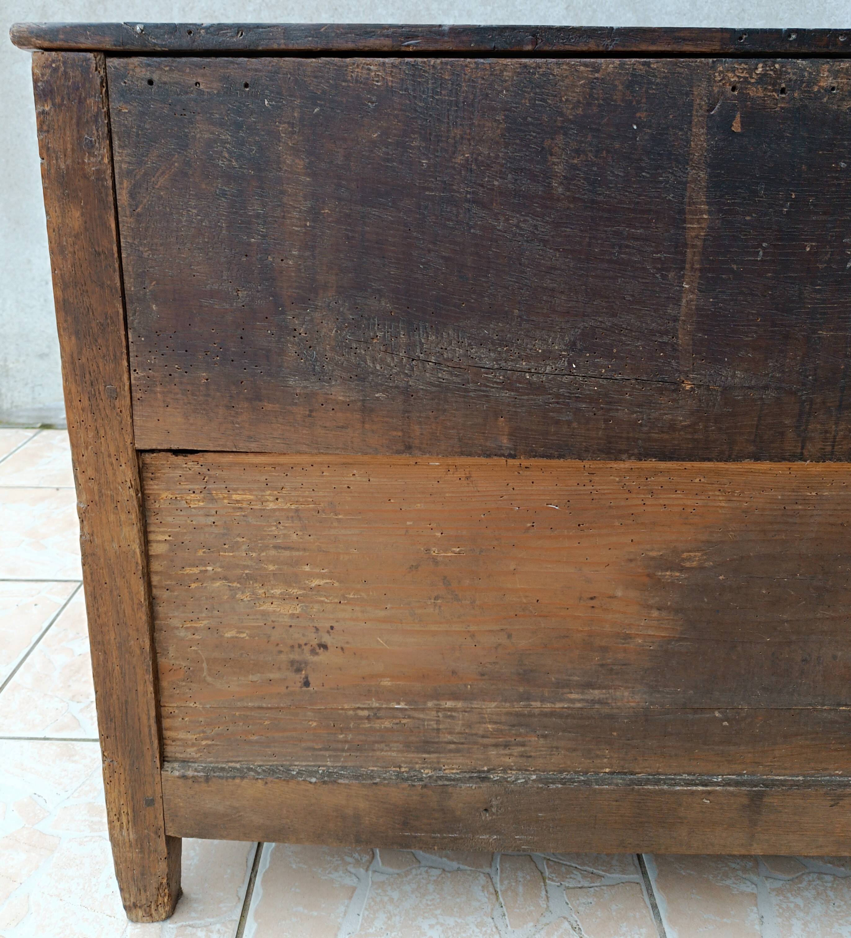 Louis XVI oak chest