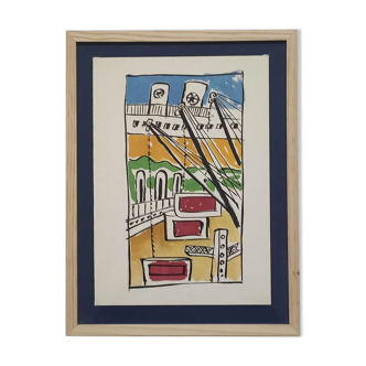 Fernand Léger - Mes Voyages - Le port de New York