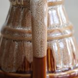 50cl glazed ceramic pitcher with beer barrel decoration