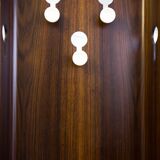 Coat rack by Fiarm Italian rosewood