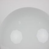 Lampe de table tout en verre du milieu du siècle / Osvětlovací sklo Valašské Meziříčí, années 1970.