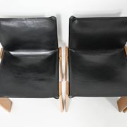 6 Monk dining chairs by Afra & Tobia Scarpa for Molteni, 1970