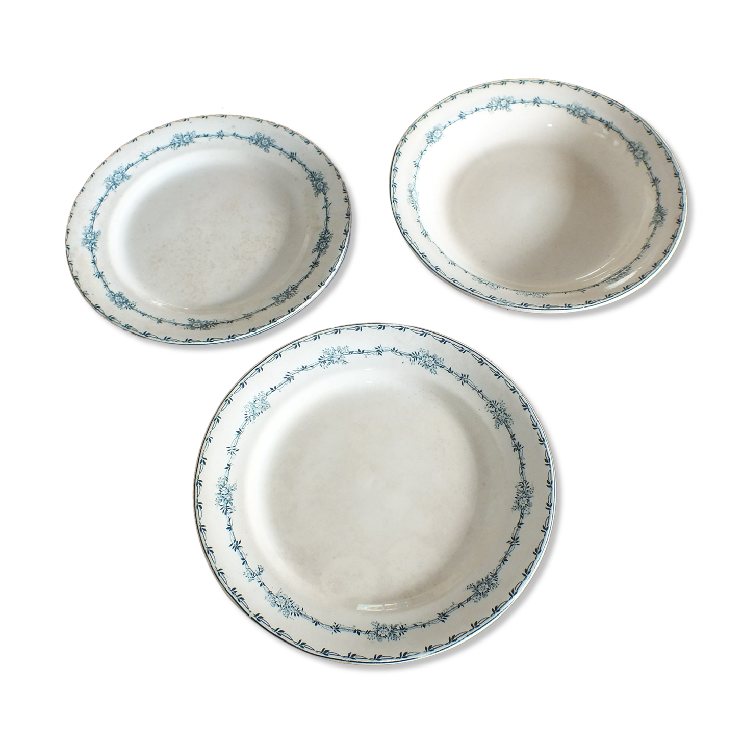 3-course round set in iron Salins Sartene earth