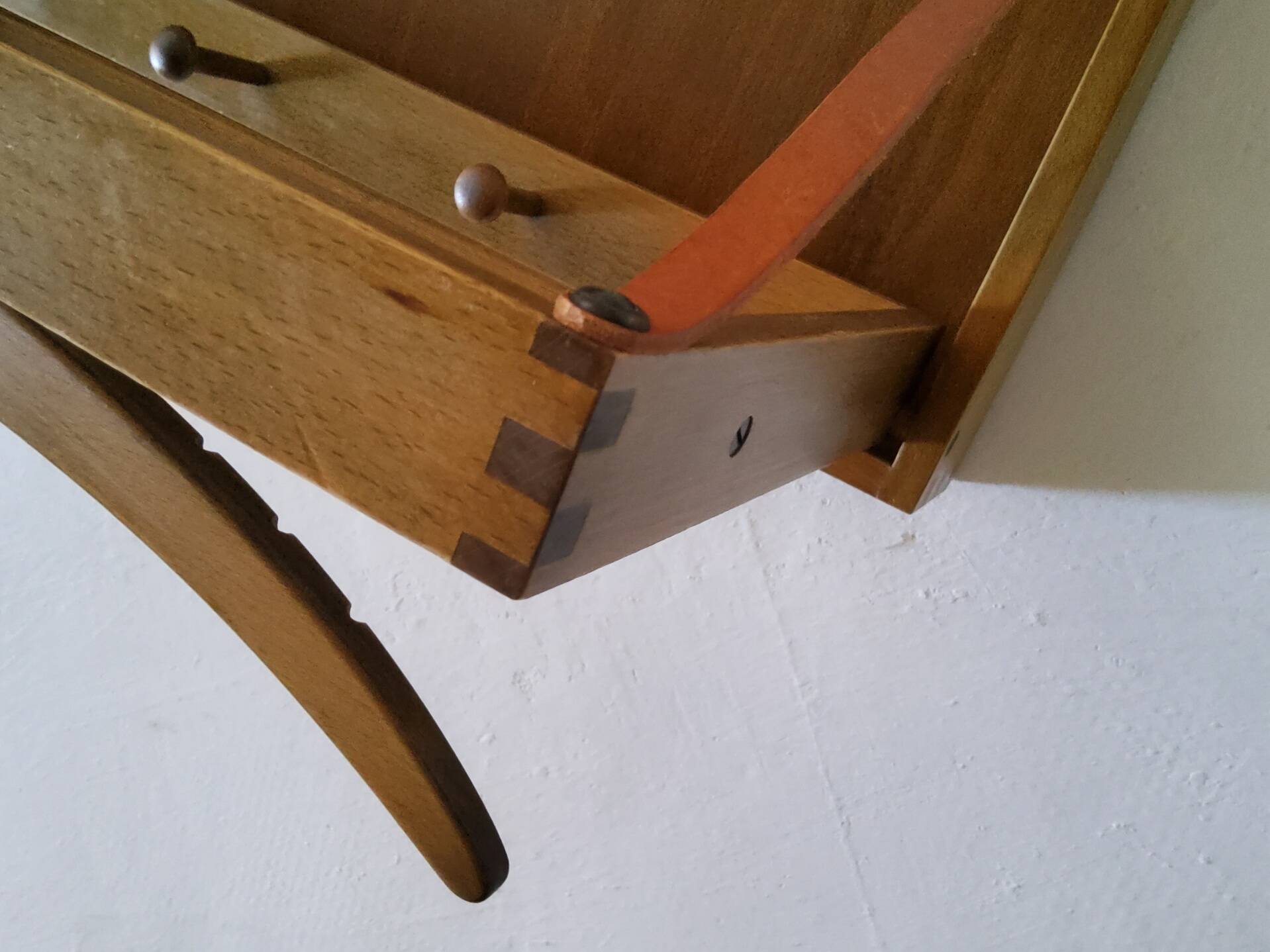 Wall-mounted coat rack Adam Hoff & Poul Østergaard, 1960s