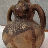 Traditional Kabyle/Berber terracotta pottery decorated with patterns