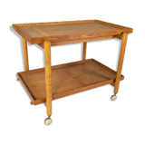 Bar table with extension in oak of danish design manufactured by Hundevad Furniture in the 1960