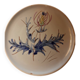 Assiettes plates Vallauris chardon
