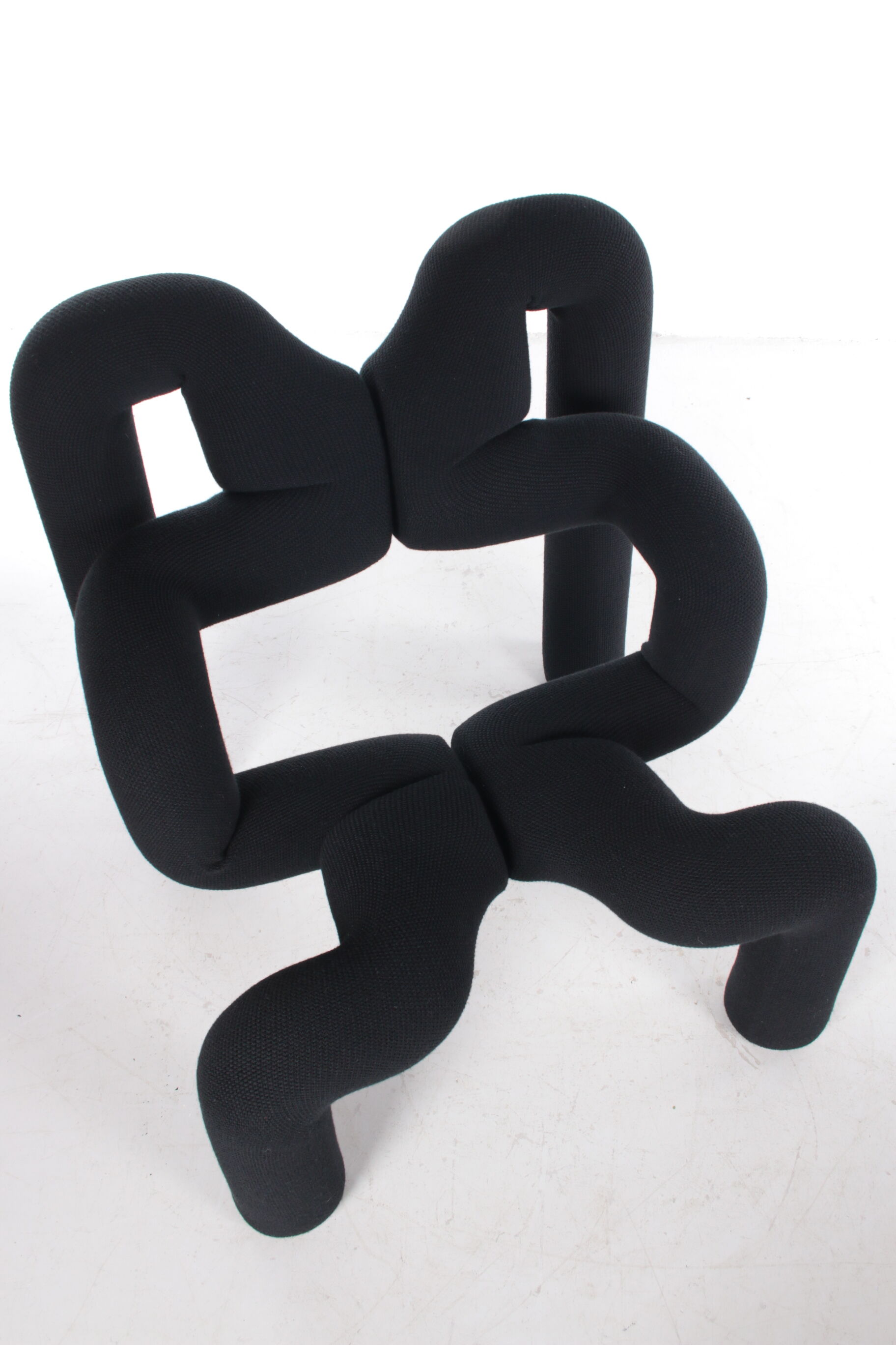 Vintage black Terje Ekstrøm Ekstrem armchair Stokke Varier