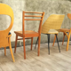 Lot de 6 chaises vintages depareillées