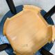 Pair of black Baumann stools, 1960s