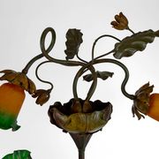 Japanese-style Heron floor lamp, Art Nouveau, France, circa 1900