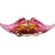 Decorative bowl by J. Hospodka for Chribska Glassworks, Czechoslovakia, 1960s