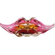 Decorative bowl by J. Hospodka for Chribska Glassworks, Czechoslovakia, 1960s