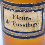 Pharmacy/apothecary old amber glass pot