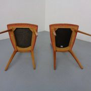 Cherry wood chairs by Ernst-Martin Dettinger, Germany, 1960s, set of 2.
