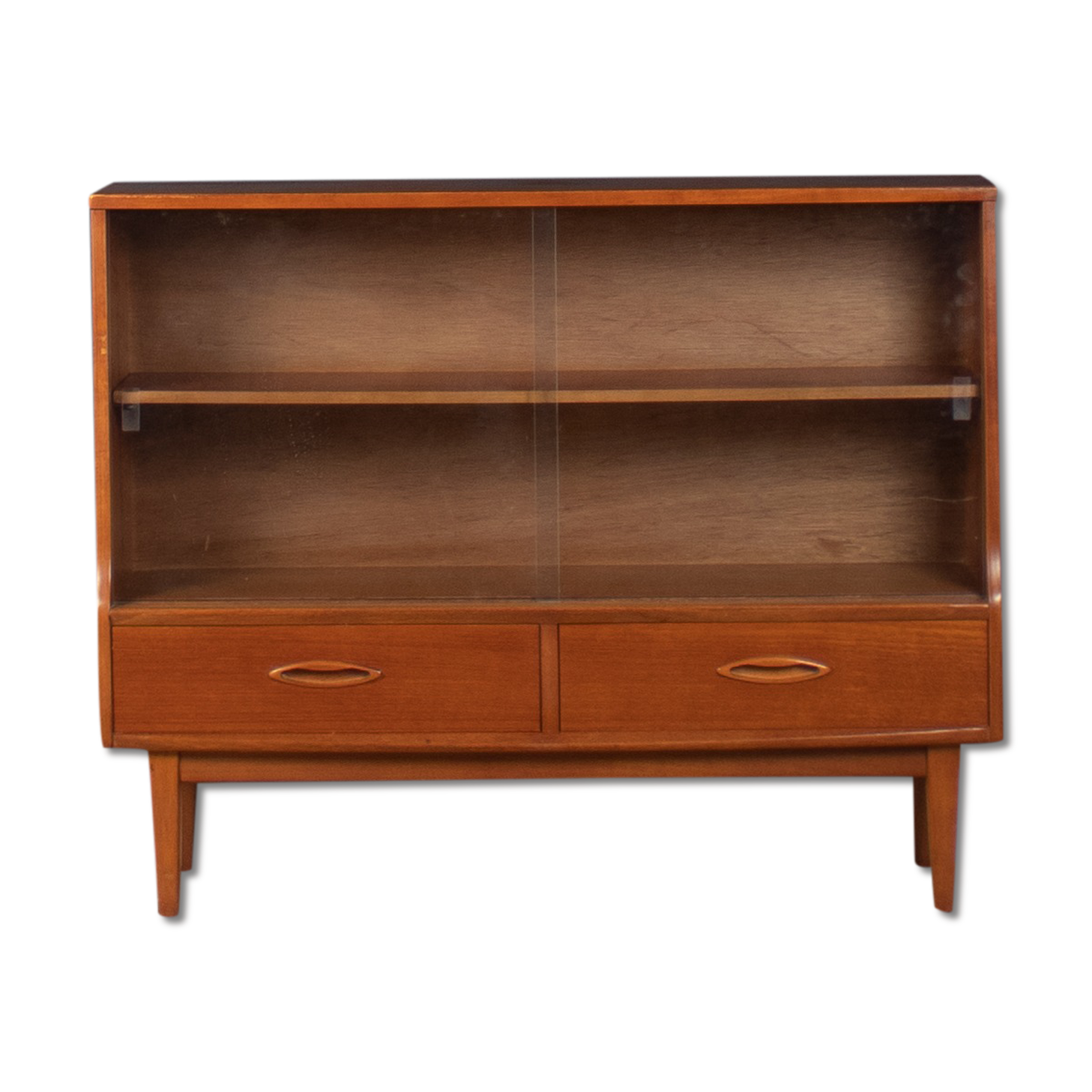 Jentiuque mid century glazed bookcase 1960