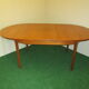 Teak dining table, an extension