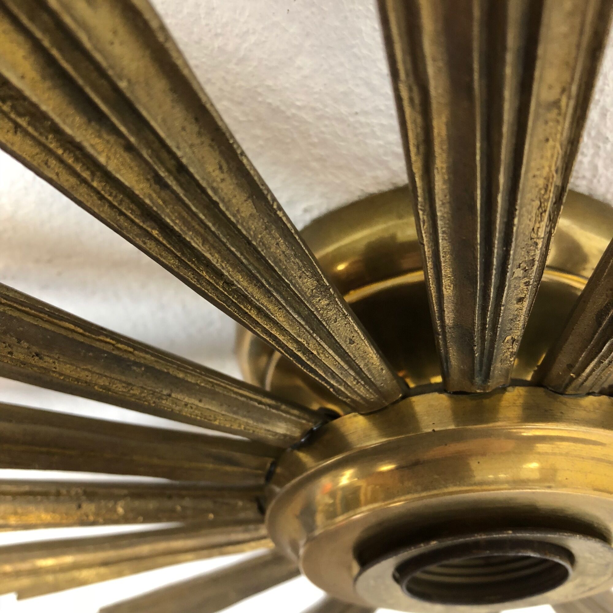 Applique soleil fabriqué en Italie dans les années 50
