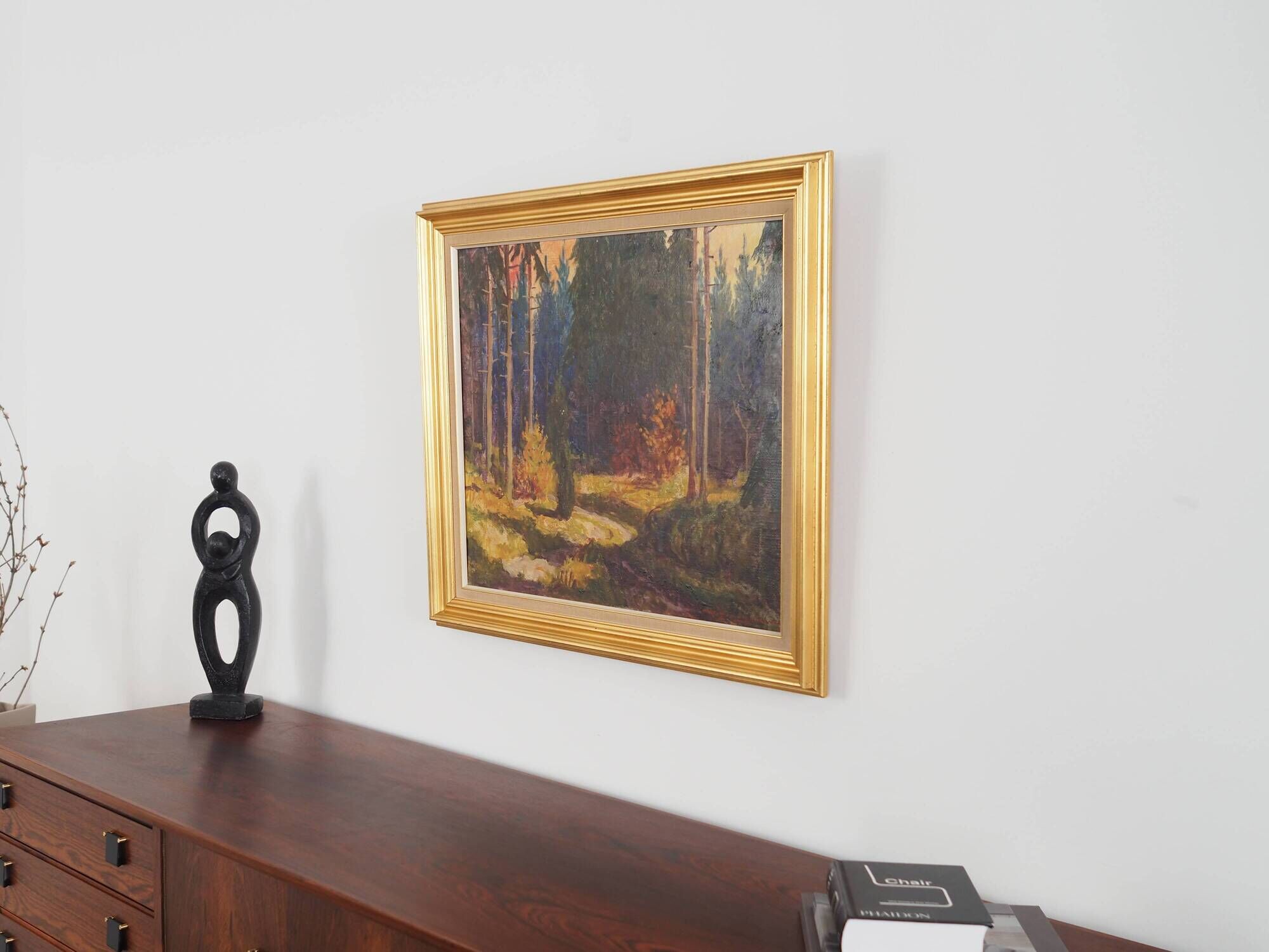 Painting „The Autumn Forest”, Scandinavian design, 1960s
