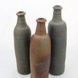 Bouteilles anciennes en grès français