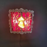Vintage brutalist wall light