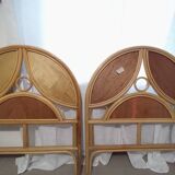 Rattan headboard