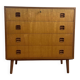 Scandinavian chest of drawers with 4 vintage teak drawers, 1960s