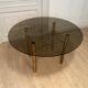 Dining table, fake golden bamboo, 1970s