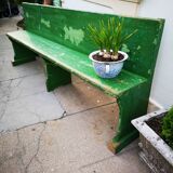 Ancien banc en bois