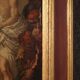 Antique painting Jesus and Herod from 17th century