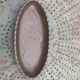 Glazed ceramic dish with fish pattern in relief friesbud melitta germany katen geschler 70
