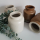 Old white mustard pot