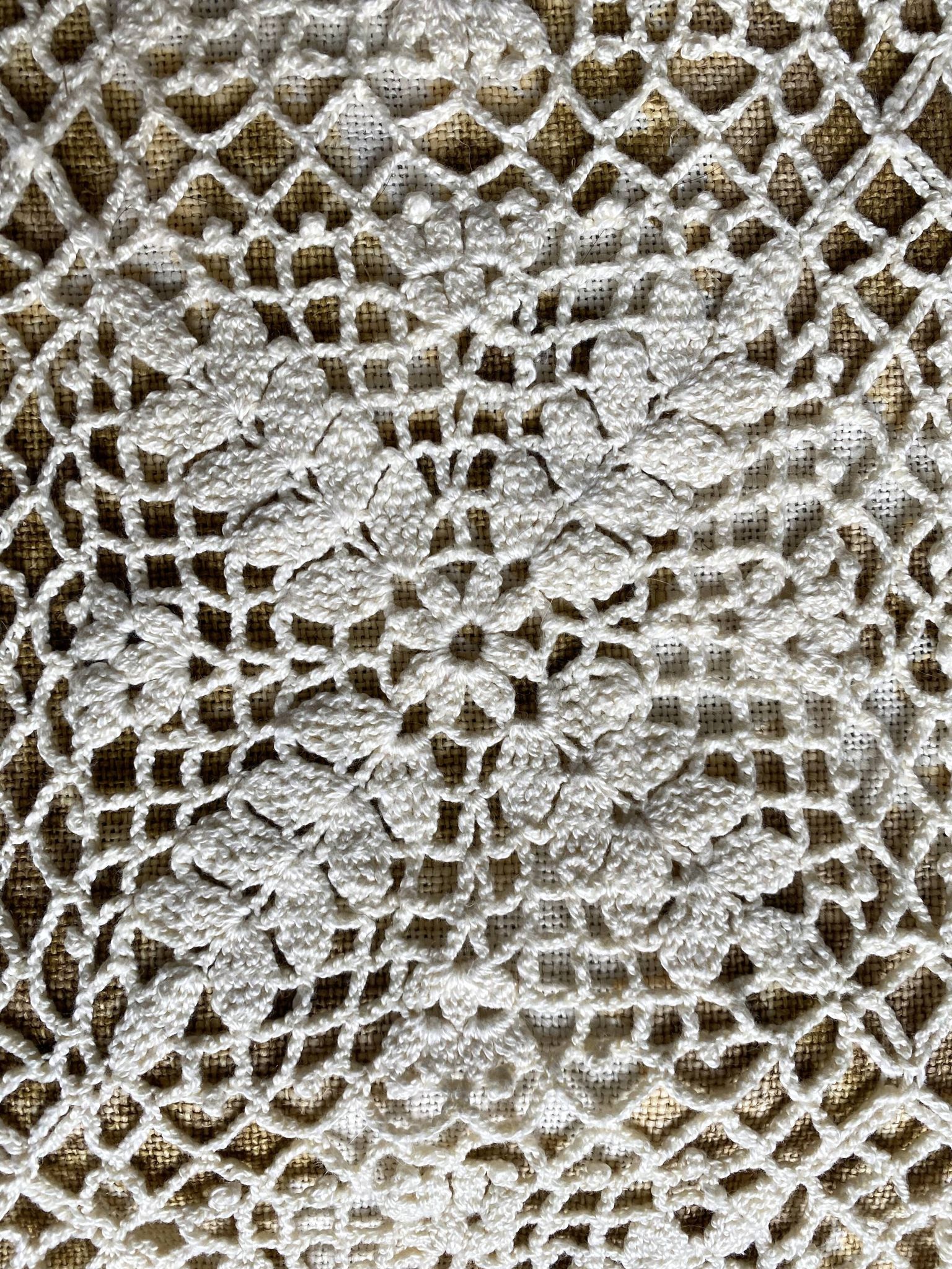 Plaid , jeté de lit crochet 90X140 cm