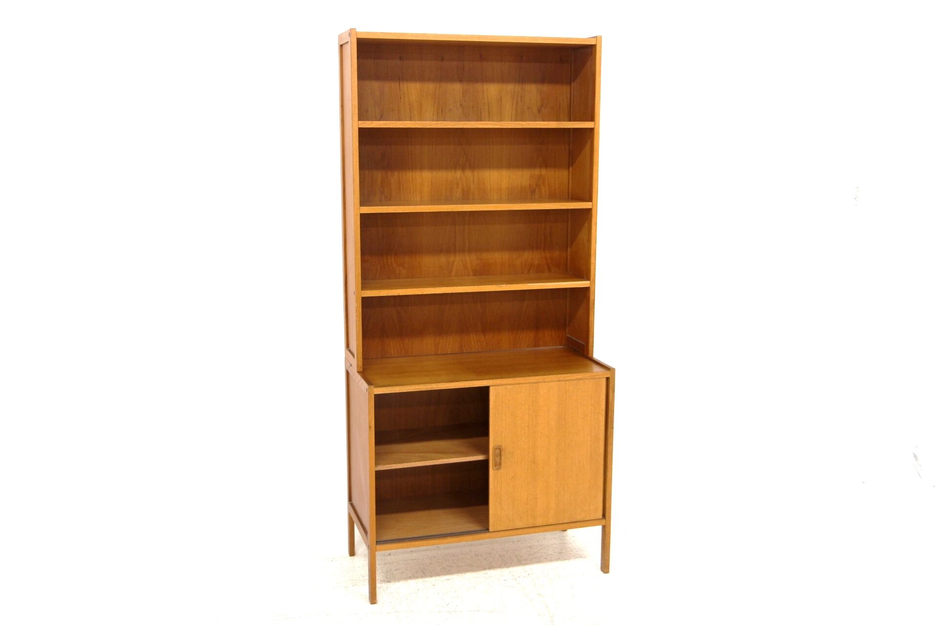 Commode-bibliothèque en teck, Suède, 1960
