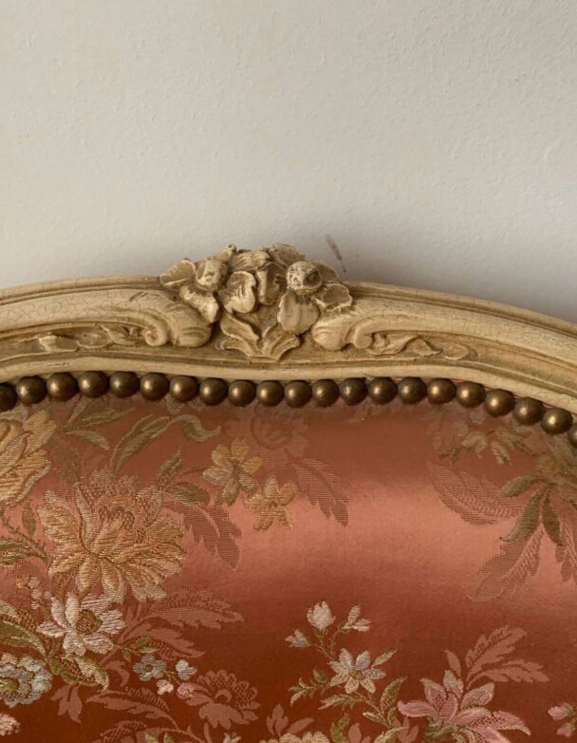 Bergère armchair and chair